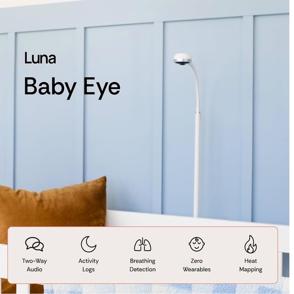 NWOT🔥Luna Baby Monitor Camera with Two-Way Audio - Picture 1 of 14